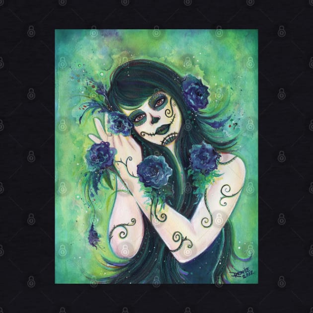 Adelita day of the dead girl by Renee Lavoie by ReneeLLavoie